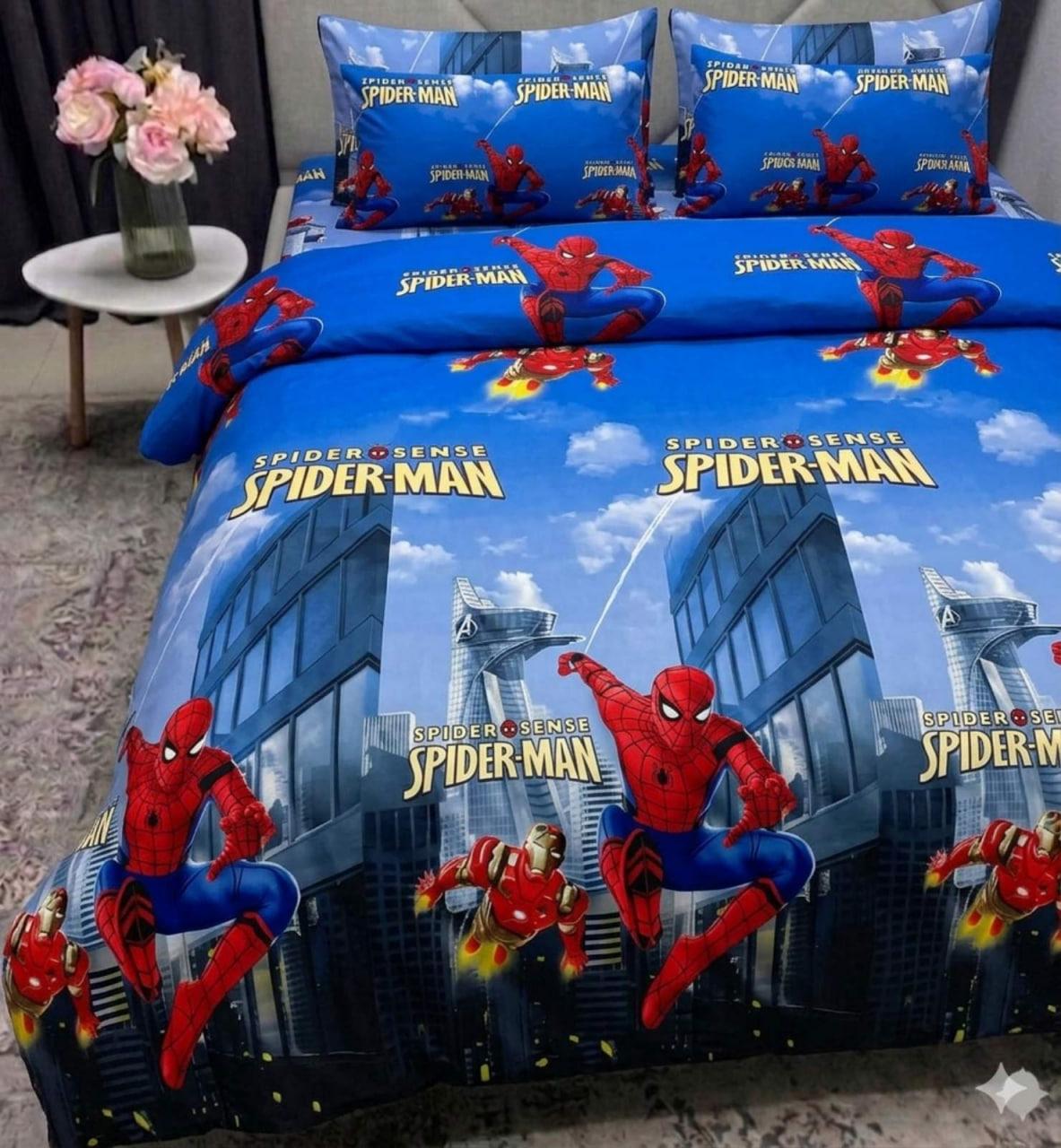Комплект постельного белья детский Spider-Man Gold Lux полуторный (P-Spider-Man)