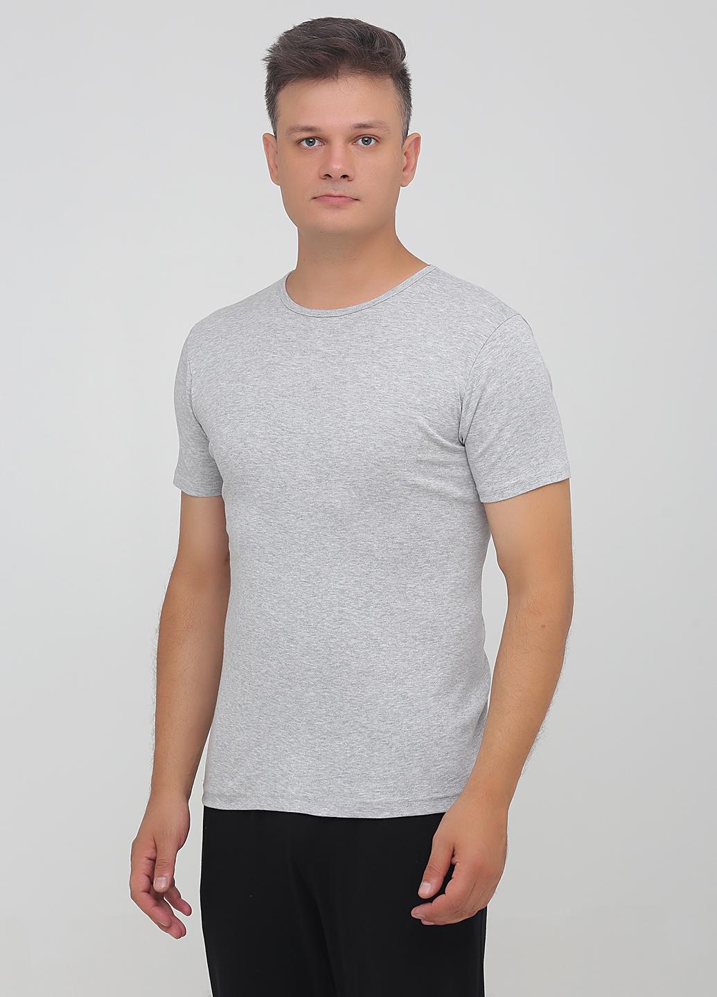 Футболка мужская Наталюкс XL Серый (2113022045041)