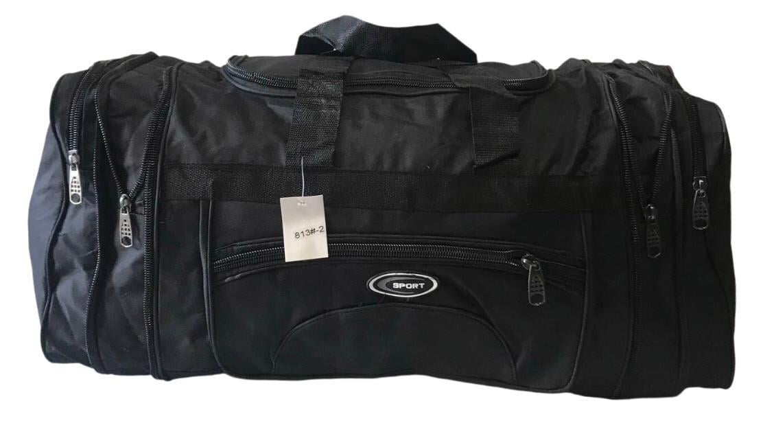 Сумка дорожня с довгим ремінем через плече 70 л Чорний (813-2) - фото 1 Сумка дорожня с довгим ремінем через плече 70 л Чорний (813-2) - фото 1