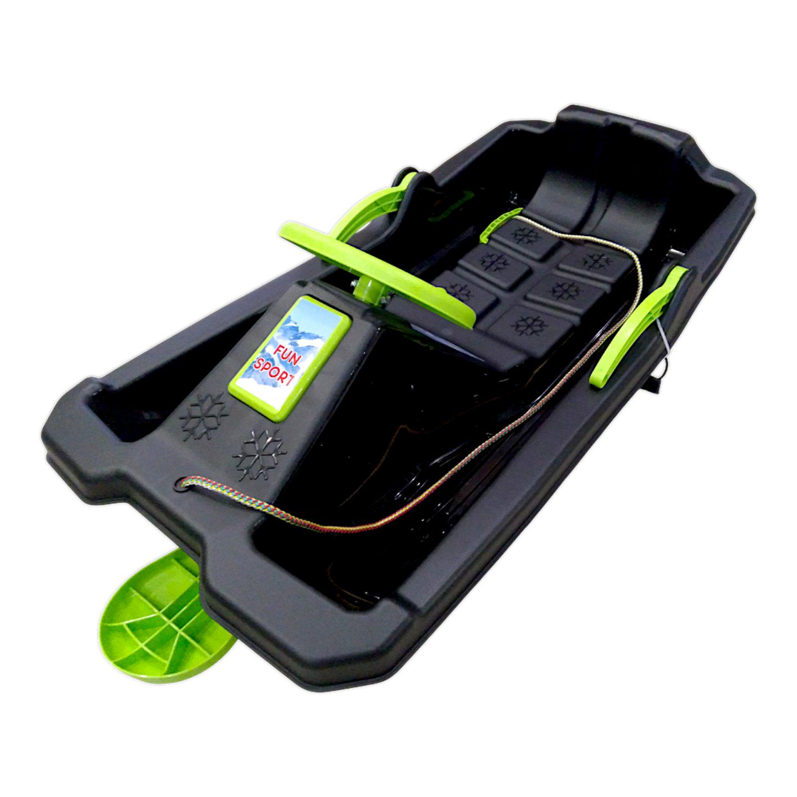 Санки с рулем Marmat Niko Черный (15927)