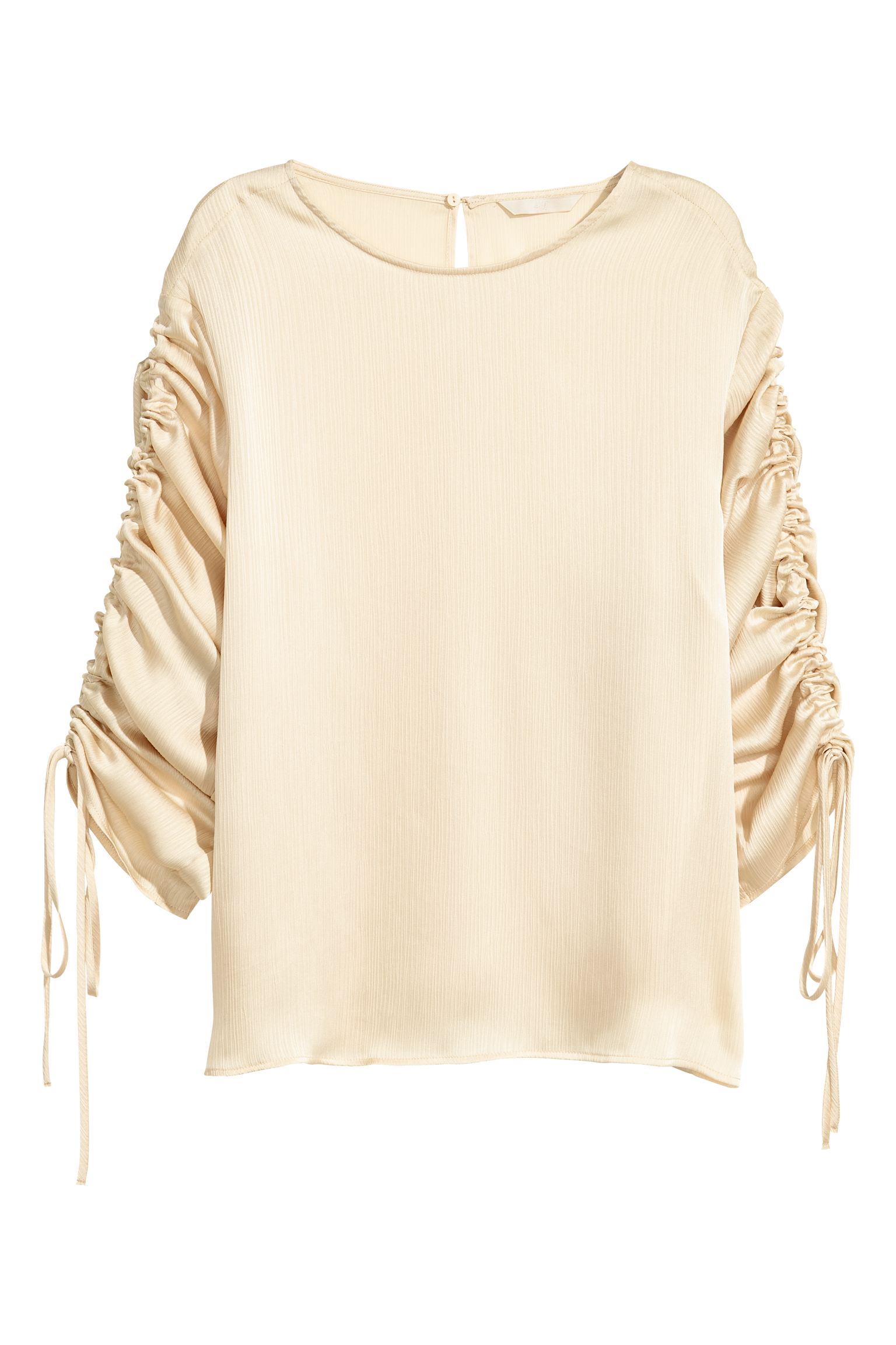 Блуза H&M р. 36 Бежевый (212510556)