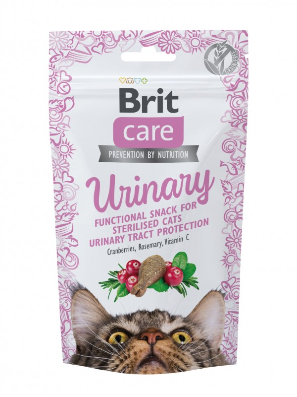 Ласощі для котів Brit Care Cat Snack Urinary з індичкою 50 г