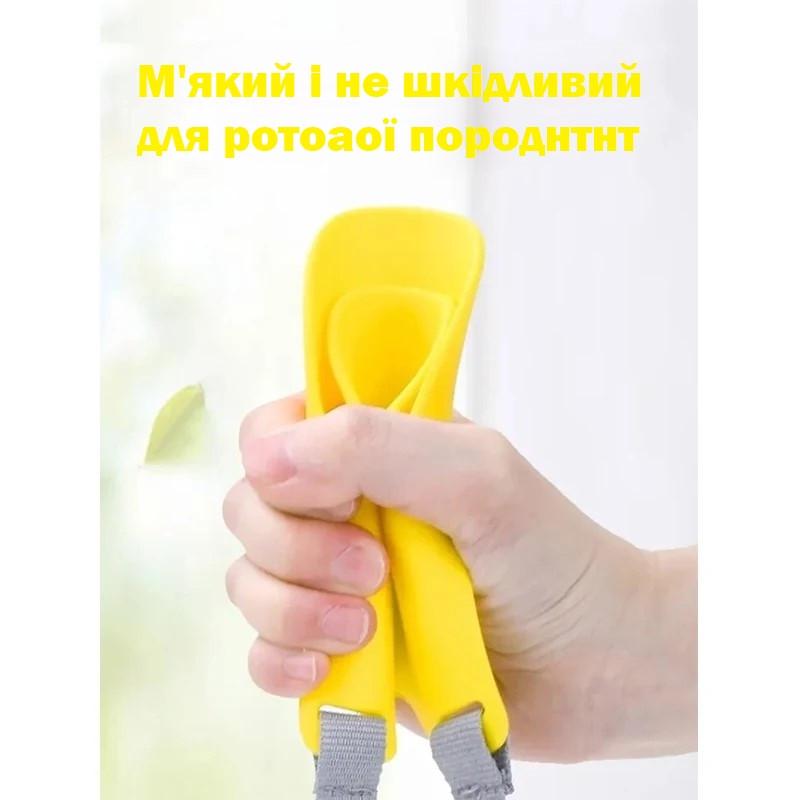 Намордник Утка для собак силиконовый регулируемый с нейлоновым зажимом - фото 5 Намордник Утка для собак силиконовый регулируемый с нейлоновым зажимом - фото 5