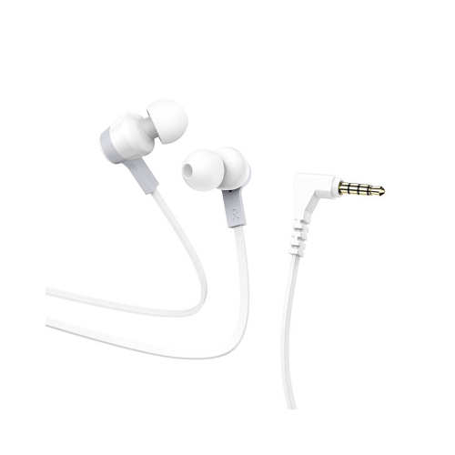 Наушники Hoco Oceanic universal earphones with mic M86 White (f5f123da)