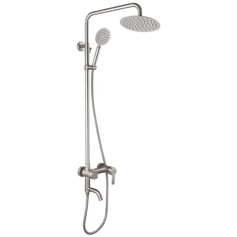 Душевая колонна Champion NOX-009-J со смесителем нержавеющая сталь (CH0300)