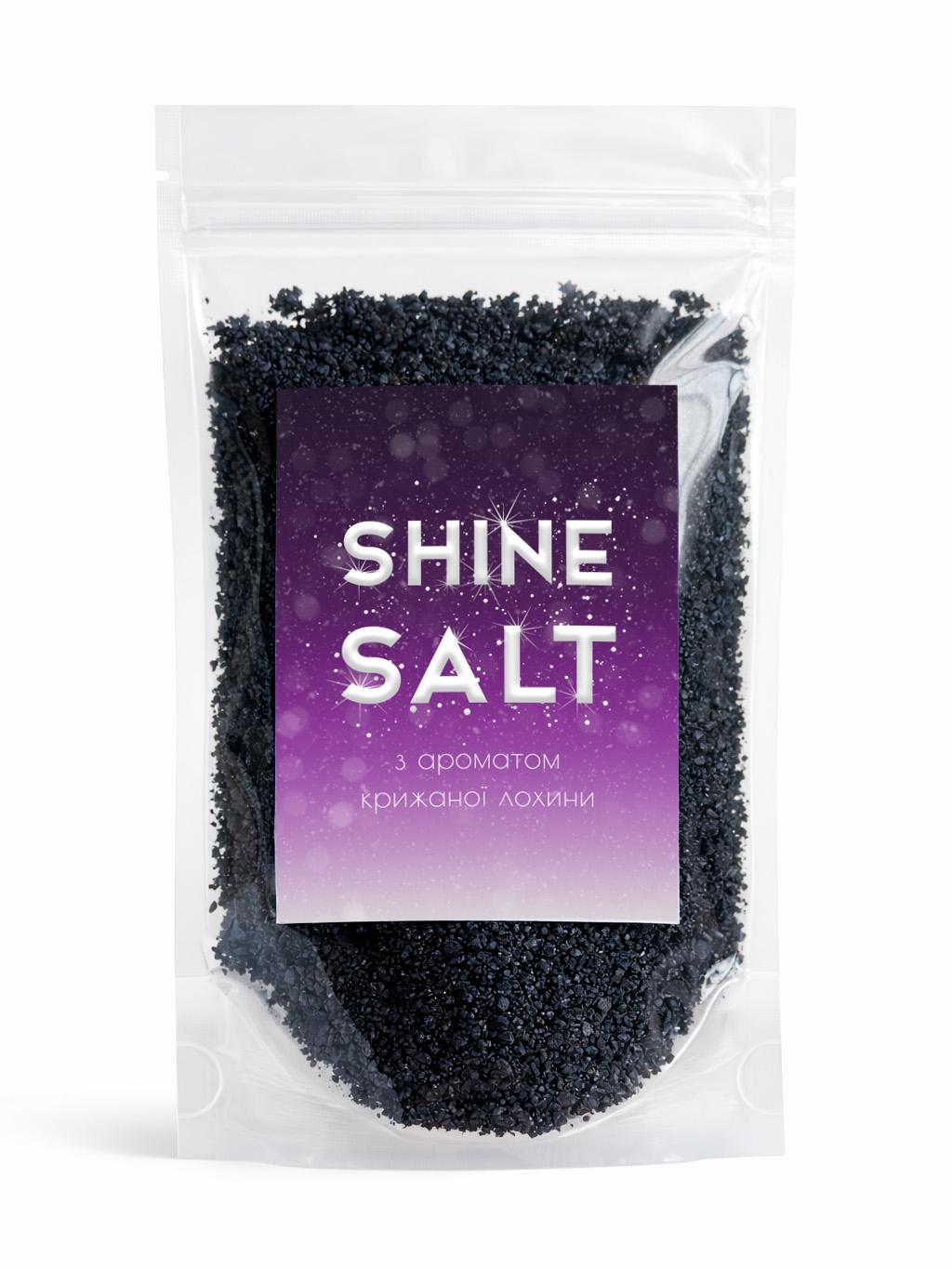 Шиммер-соль для ванны Ледяная голубика с перламутром Космическая 200 г (31947839)