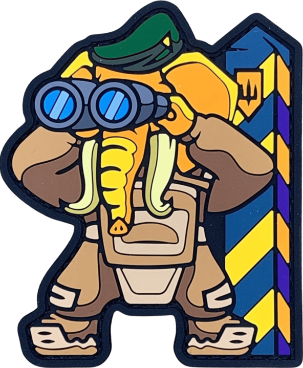 Патч Слон FM Пограничник (PATCH-0284)