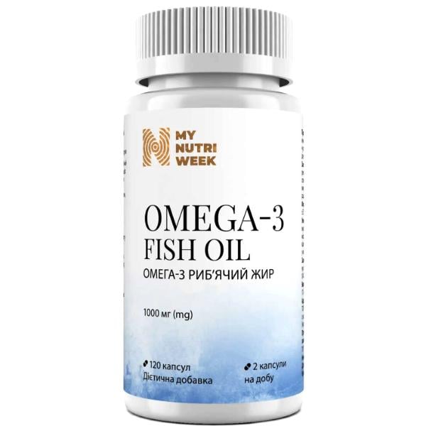 Омега 3 My Nutri Omega-3 Fish Oil 1000 мг 120 капс. (000027717)