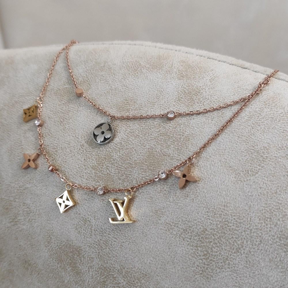 Подвеска женская с позолотой из медицинской стали (PSw-084)