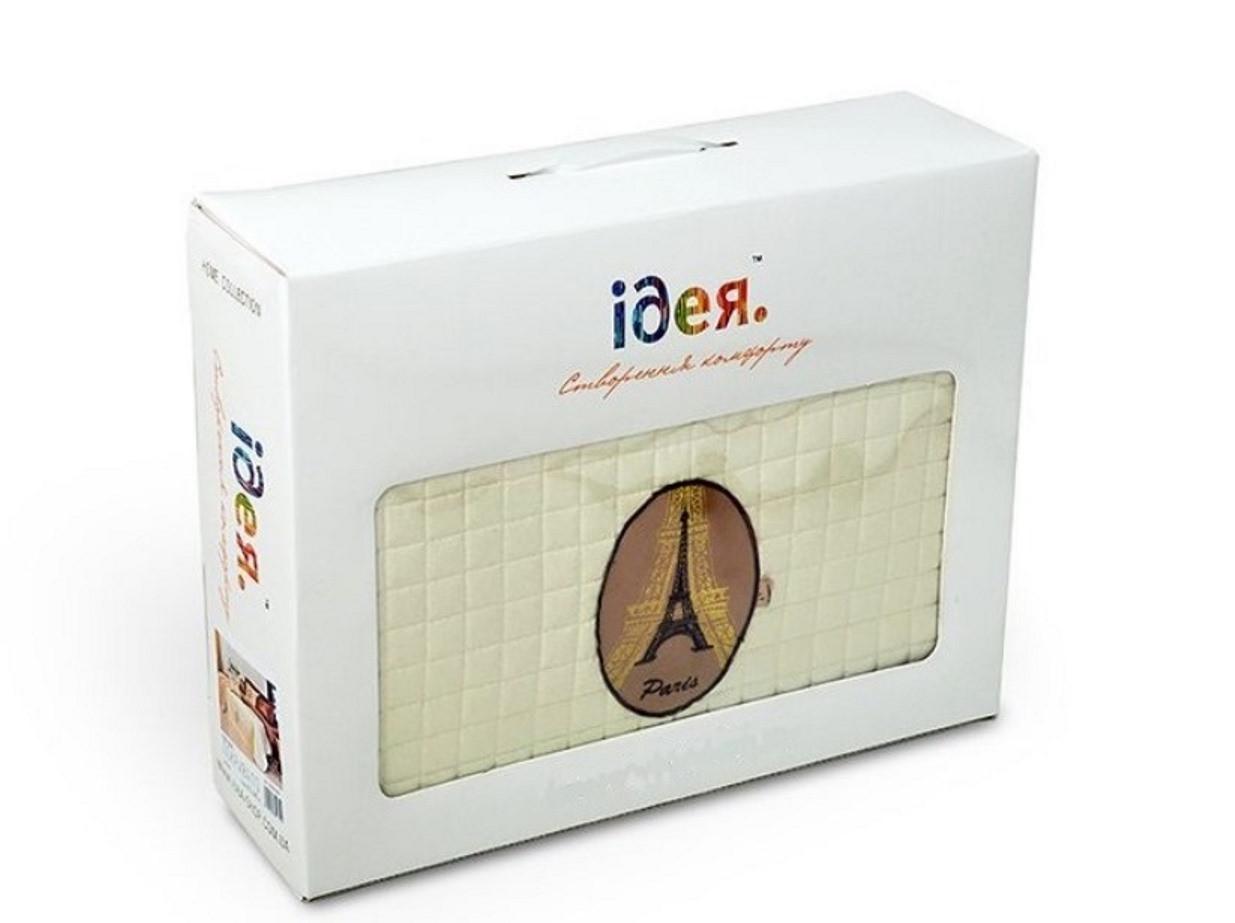 Покрывало стеганое IDEIA Style Lux 210x240 см Молочный (80000115631)