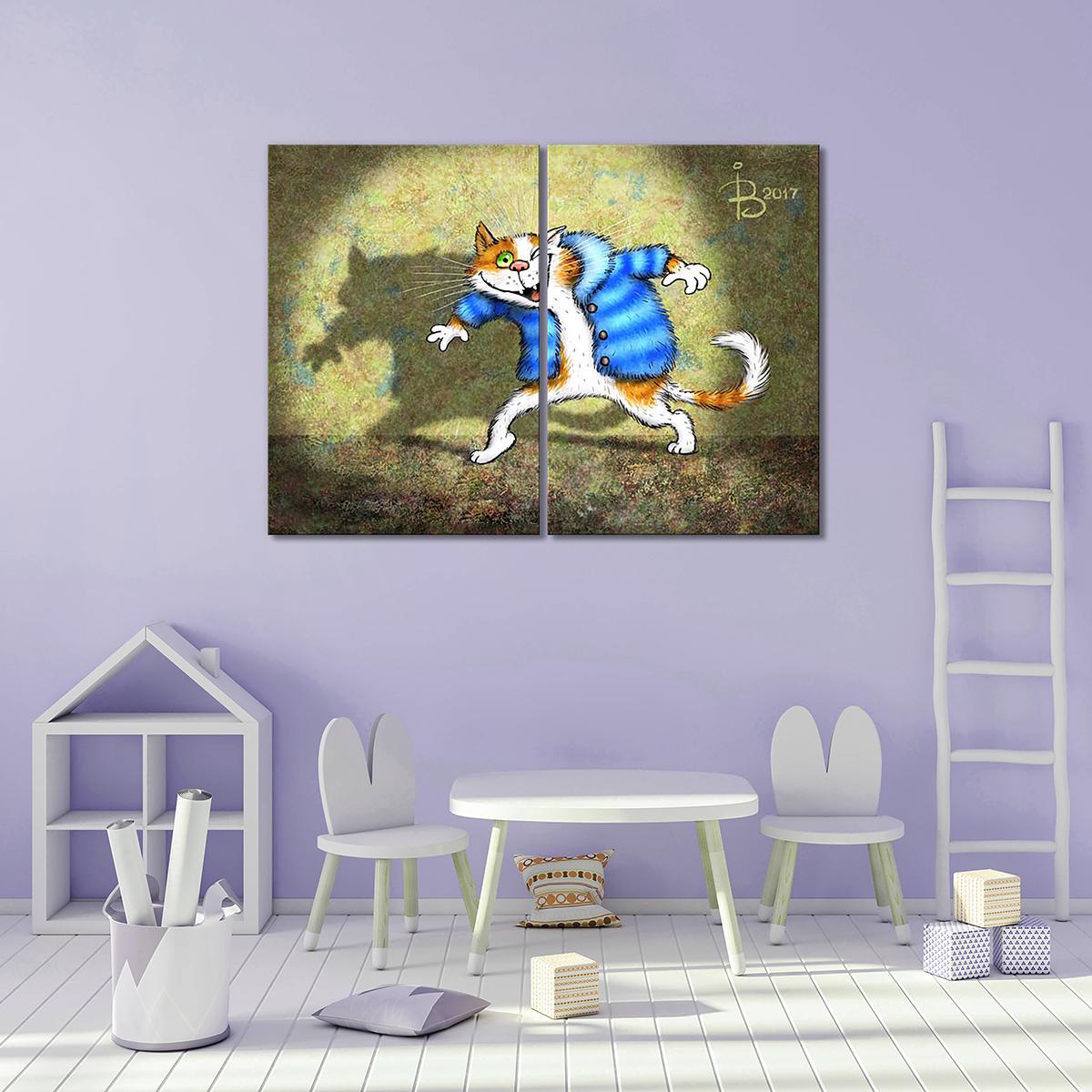 Модульная картина Остерегайтесь подделок. 2 модуля 120x180 см