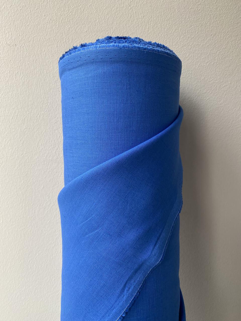 Тканина сорочково-платтєва LINEN PLUS лляна 143 см 1318/579 Електрик - фото 1 Тканина сорочково-платтєва LINEN PLUS лляна 143 см 1318/579 Електрик - фото 1