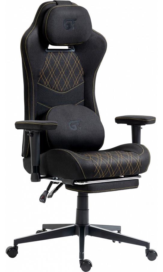 Кресло геймерское GT Racer X-2407 Fabric Black/Orange (1757)