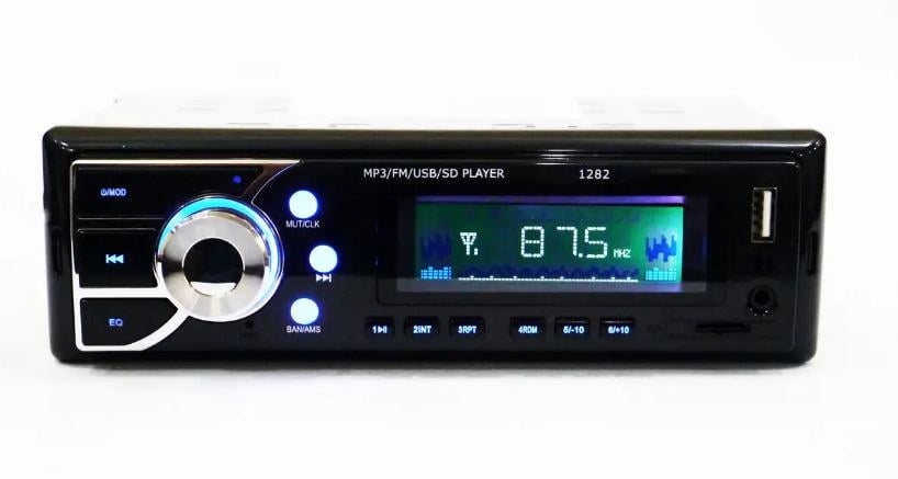 Автомагнитола 1DIN 1282 ISO MP3/FM/USB/microSD карта (17446)