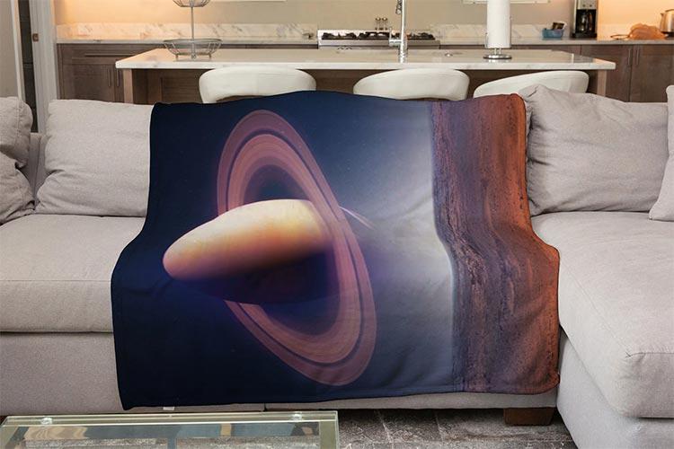 Плед PromoZP Planet плюш однослойный 135х150 см (111375-3)