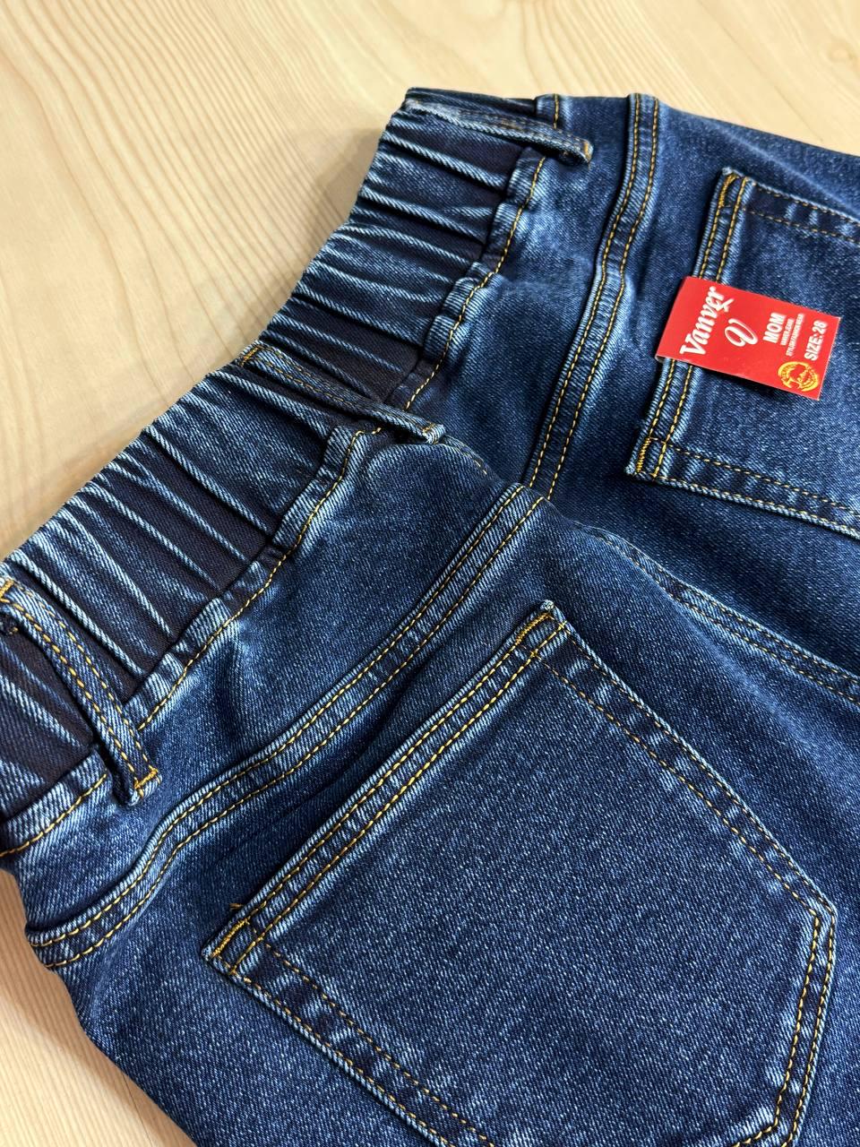 Джинси жіночі Vanver 8338 утеплені на флісі MOM jeans банани р. 28 Синій (5620) - фото 6 Джинси жіночі Vanver 8338 утеплені на флісі MOM jeans банани р. 28 Синій (5620) - фото 6