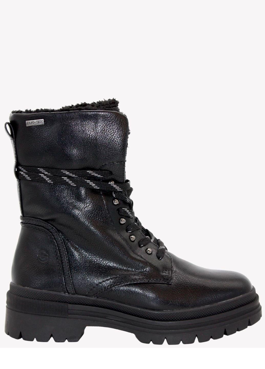 Ботинки женские Tamaris кожаные р. 40 Черный (FS00053-02)