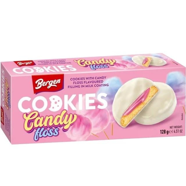 Печенье Bergen Cookies Candy floss Сладкая Вата 128 г (2794384488)