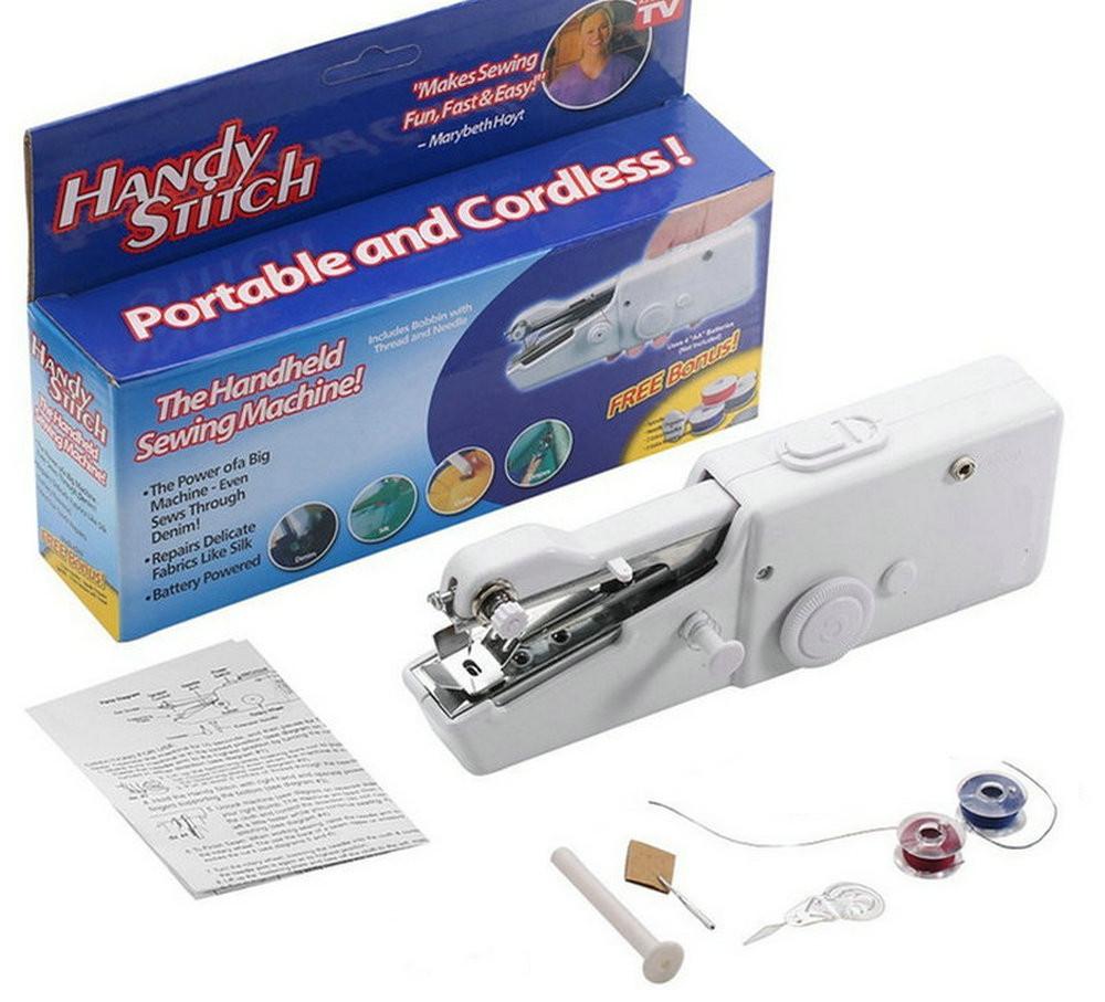 Швейная машинка Fhsm Mini Sewing Handy Stitch мини портативная ручная (1555273589) - фото 2