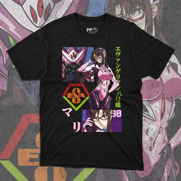 Футболка мужская с принтом Evangalion Мари Макинами 3 р. 48 (2896479293)