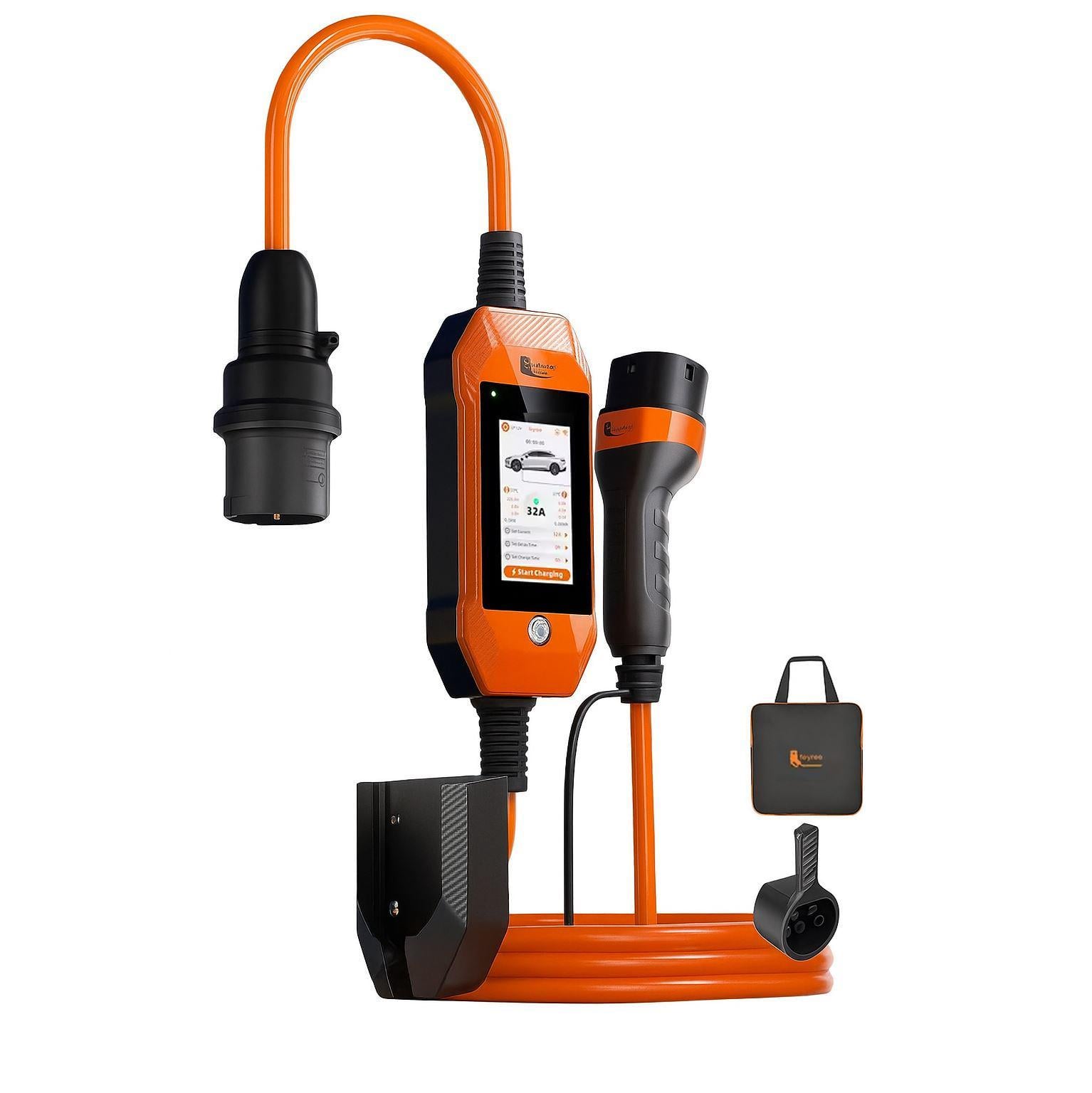Зарядка для електромобіля Feyree 7 кВт 32 A Type 2 - Lion EV-Ultra Wi-Fi Orange