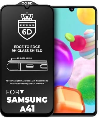Защитное стекло 6D для Samsung A41 противоударное Защитное стекло 6D для Samsung A41 противоударное