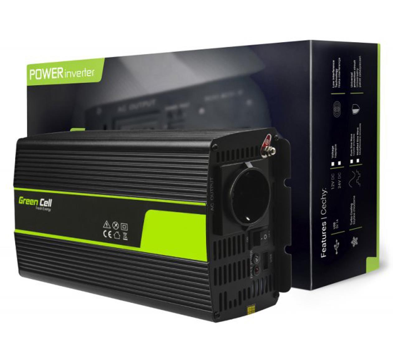 Автомобільний інвертор DC-AC Green Cell INV25 (477327)