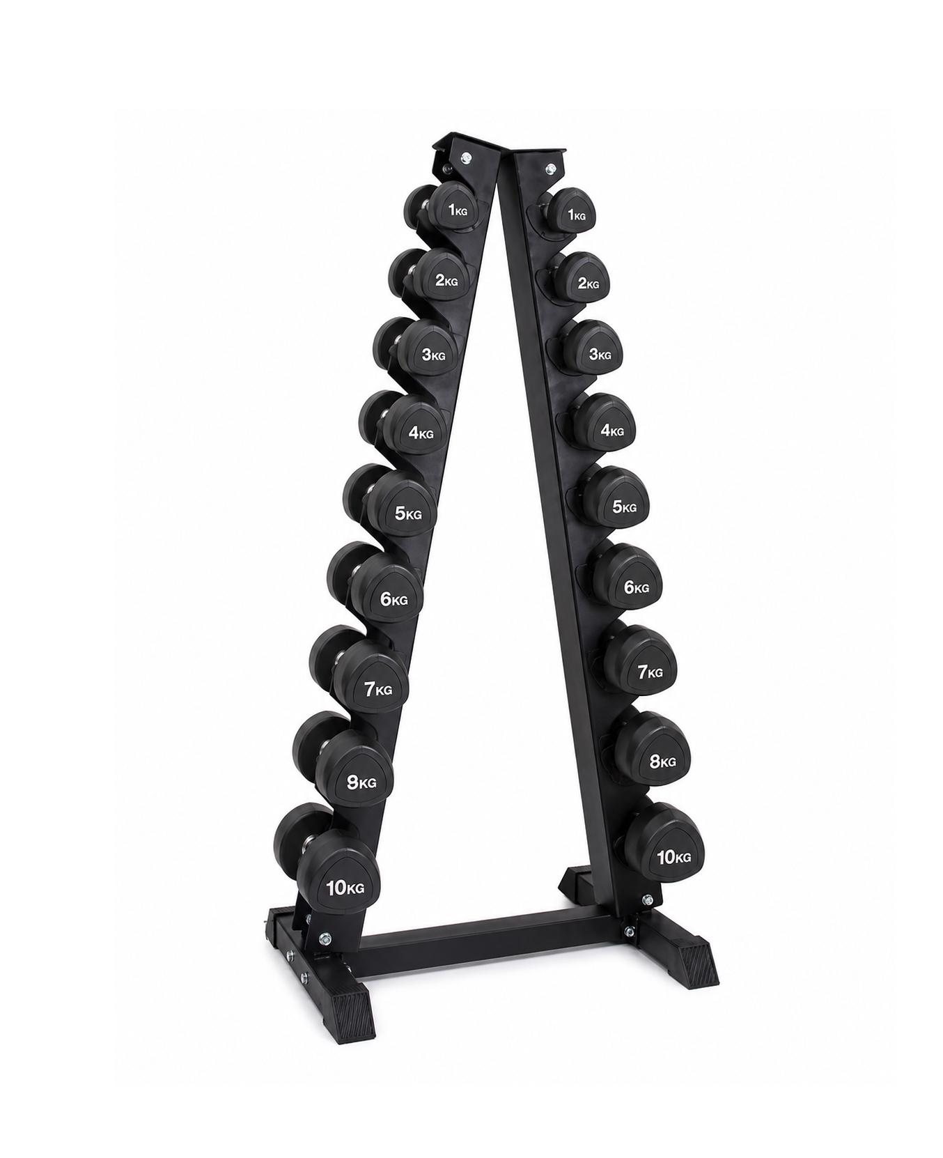 Гантельный ряд Generation Fitness FF51D6C-1-10kg уретан со стойкой елка 1-10 кг (DR-17)