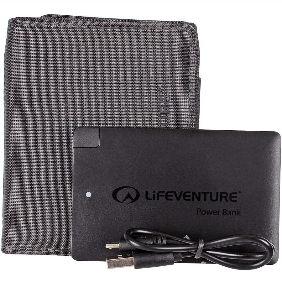 Кошелек Lifeventure RFID Charger wallet Grey