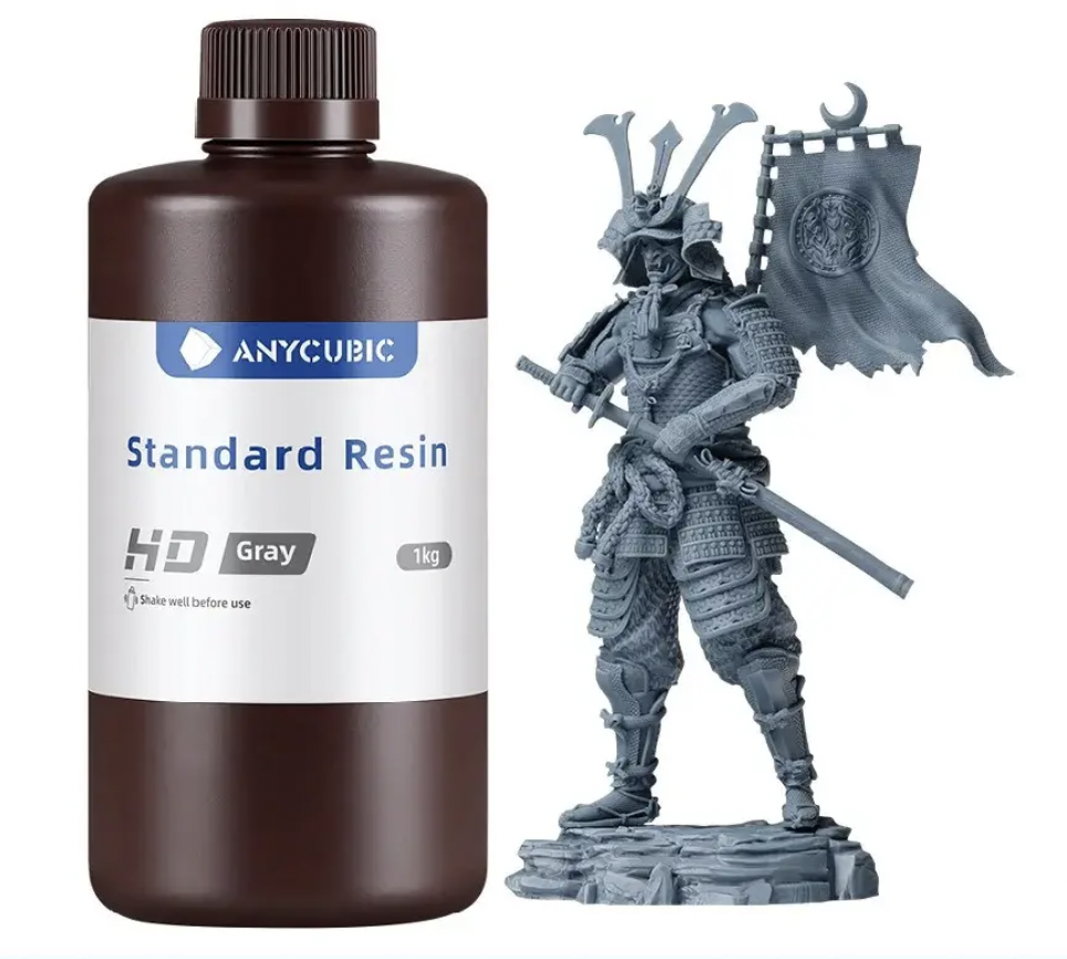 Фотополимерная смола Anycubic Standard Resin V2 HD Grey (SBZ2HG-102A) Фотополимерная смола Anycubic Standard Resin V2 HD Grey (SBZ2HG-102A)