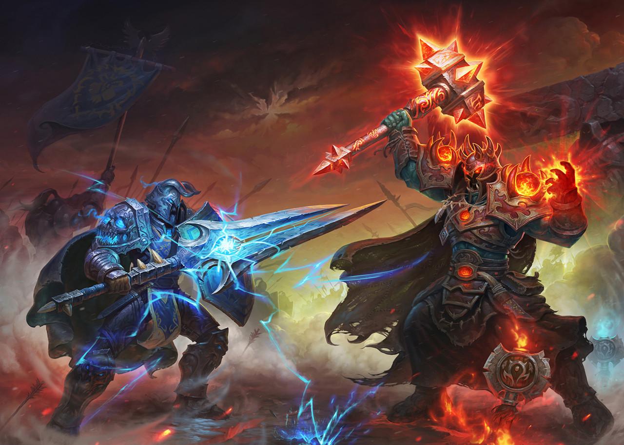 Картина GeekLand World of Warcraft битва (WW.09.059.096)