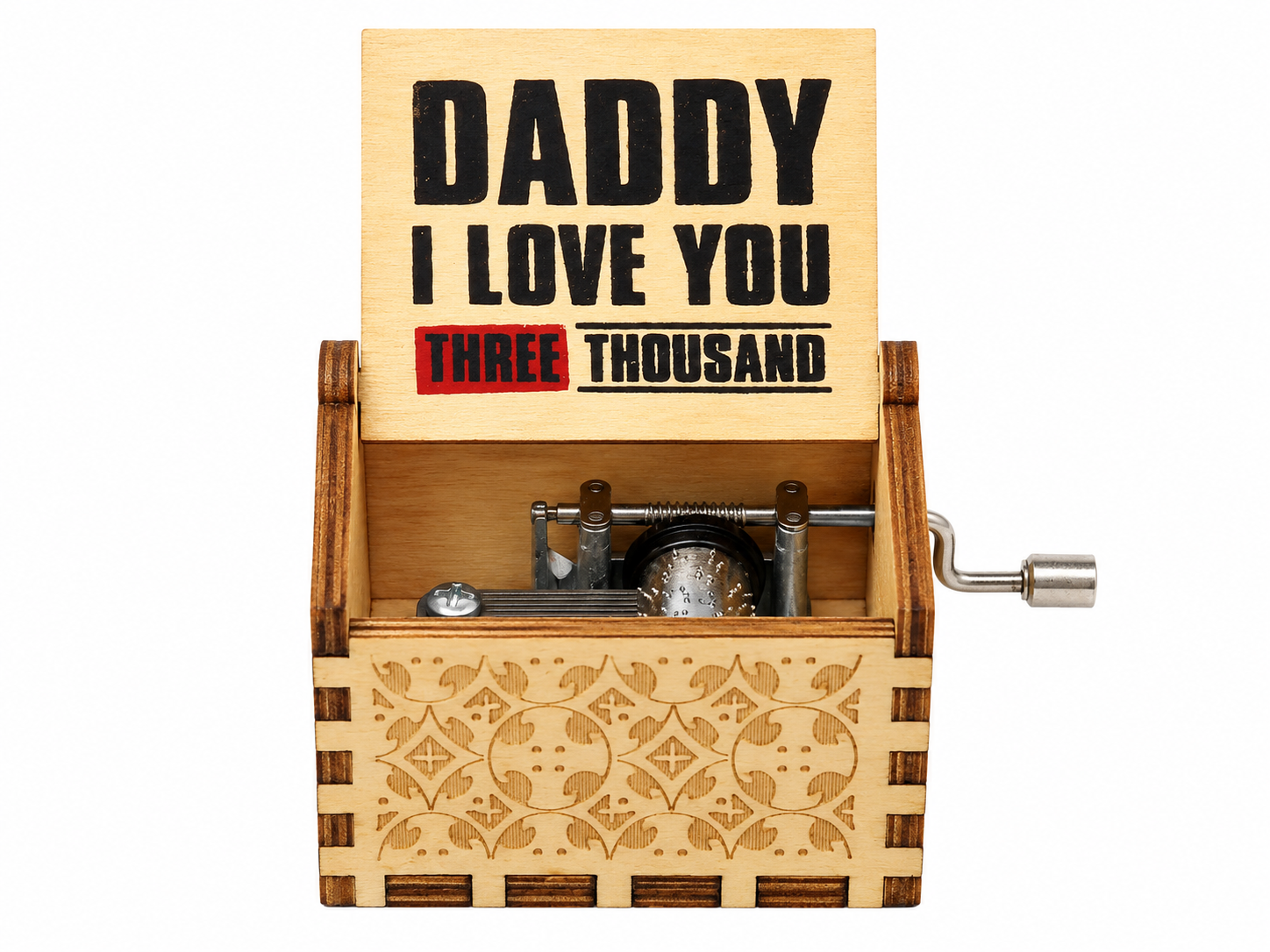 Ящик музыкальный в стиле ретро DADDY LOVE YOU