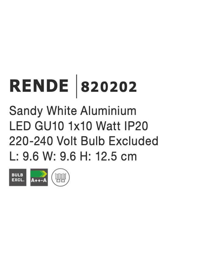 Спот Nova Luce Rende (820202) - фото 3