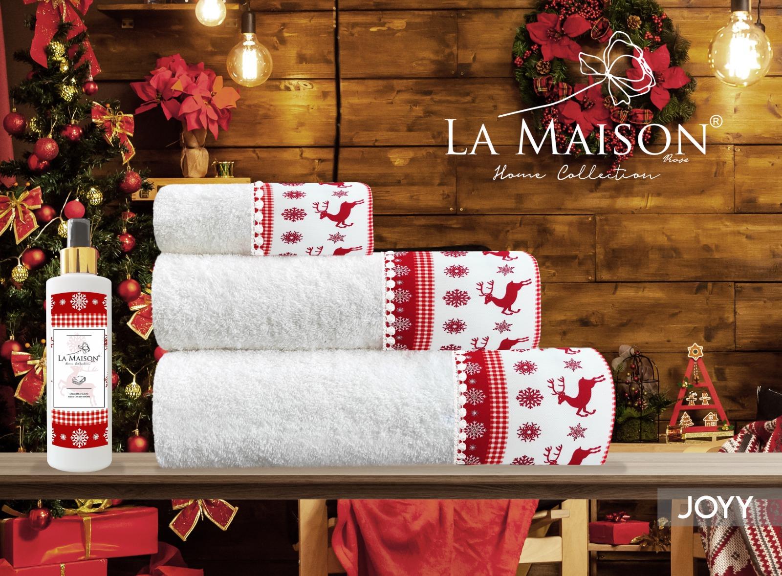 Подарунковий набір рушників La Maison d'Armorine 3 шт. з ароматом Joyy 30295 (29658342) - фото 3