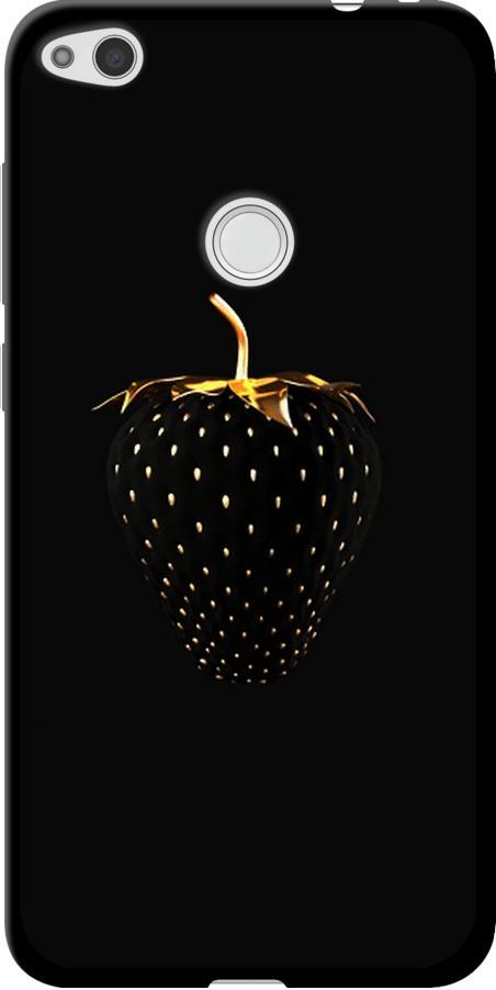 Чехол на Huawei P8 Lite (2017) Черная клубника (3585b-777-42517)