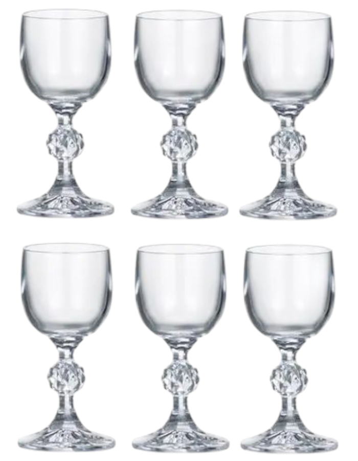 Набір чарок на ніжці Bohemia Sterna 50 мл 6 шт. (4S149-050) - фото 2 Набір чарок на ніжці Bohemia Sterna 50 мл 6 шт. (4S149-050) - фото 2