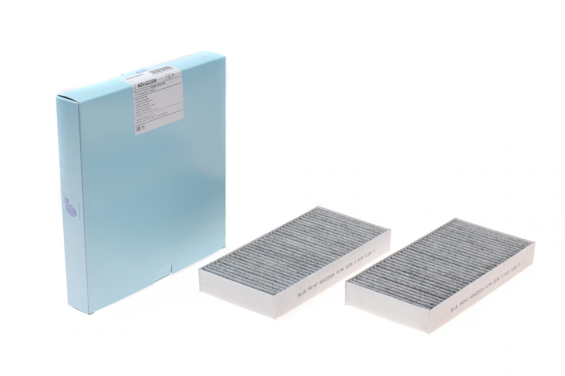 Фільтр салону BLUE PRINT Honda Civic 00-06/CR-V 01-12 2 шт. (ADH22504)