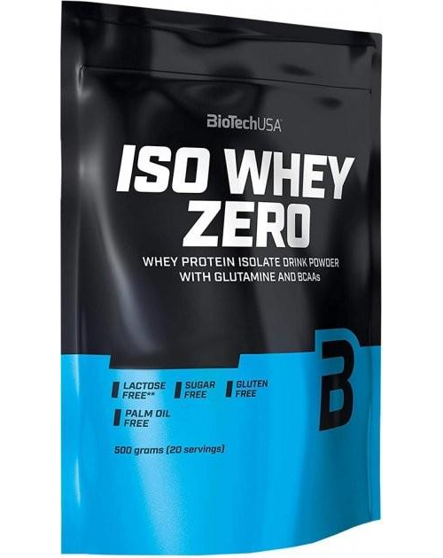 Протеин BioTech Iso Whey Zero 500 г Соленая карамель