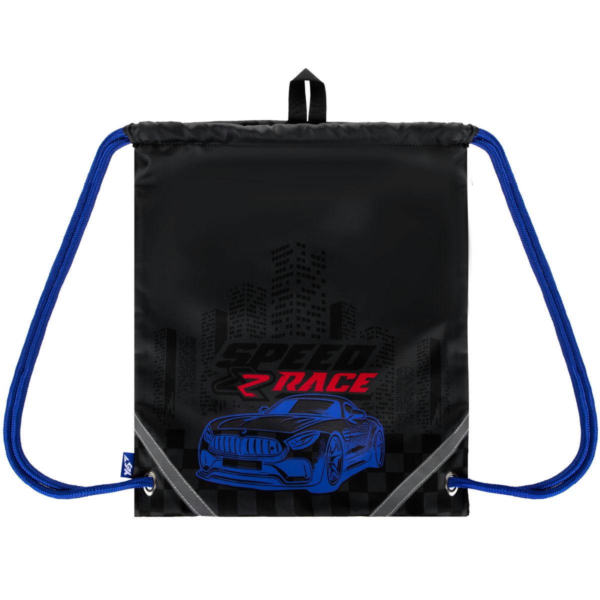 Сумка для обуви YES My First Car 40x35 см Черный (550080)