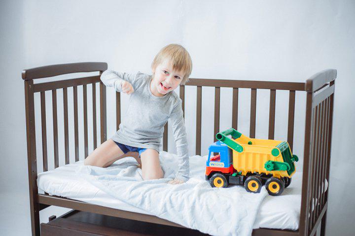 Ліжечко трансформер дитяче DeSon Горіх - фото 2