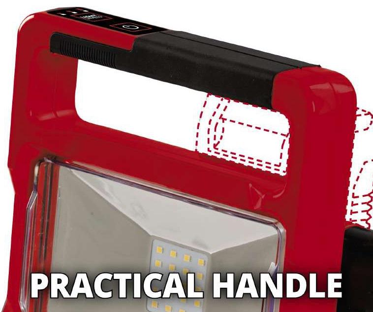 Фонарь кемпинговый Einhell TE-CL 18/2000 LiAC Красный/Черный (28100656) - фото 3 Фонарь кемпинговый Einhell TE-CL 18/2000 LiAC Красный/Черный (28100656) - фото 3