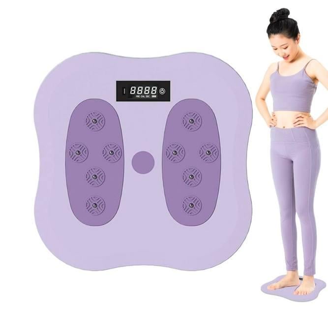 Диск здоровья с массажером для стоп и подсчетом калорий Rias Waist Twisting Disc Фиолетовый (6b57e7d0) - фото 2