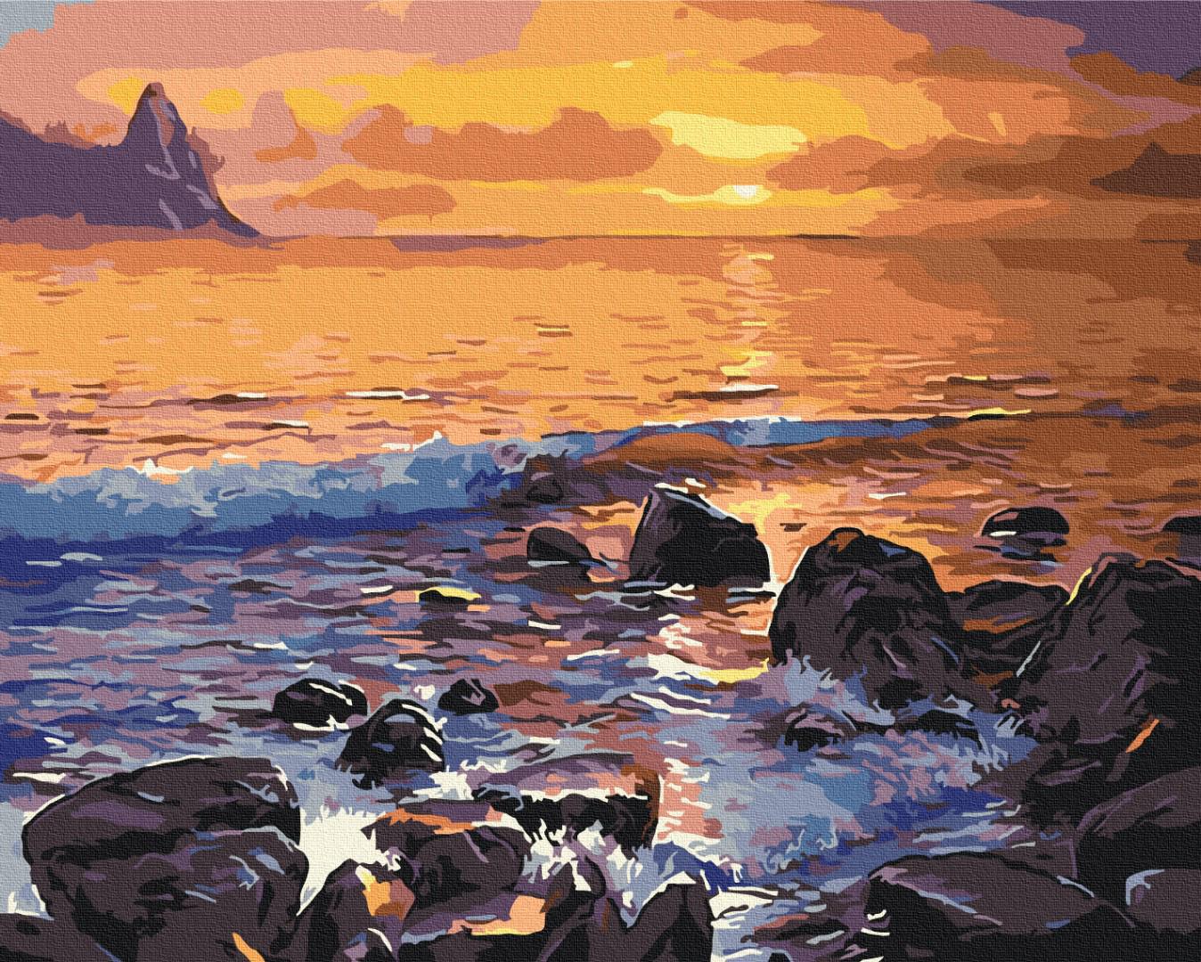 Картина по номерам Brushme Каменистый берег 48x60 см (BS5749L) Картина по номерам Brushme Каменистый берег 48x60 см (BS5749L)