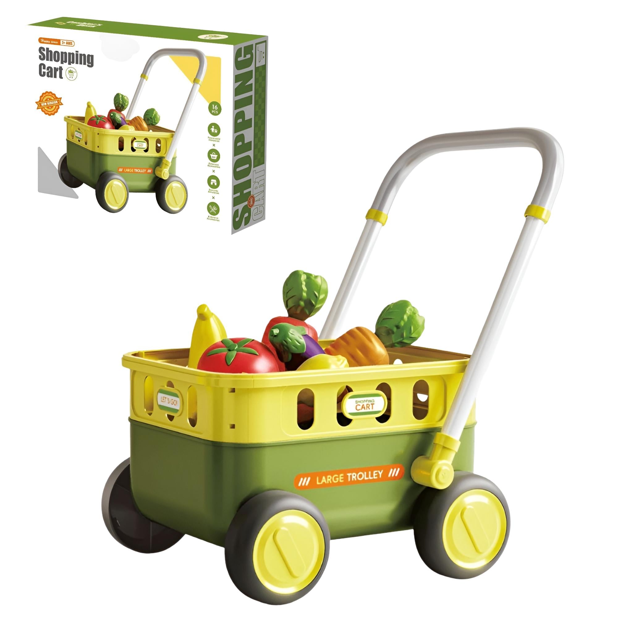 Игрушка с продуктами 47х32х55 см фрукты/овощи и упаковки (L666-108)