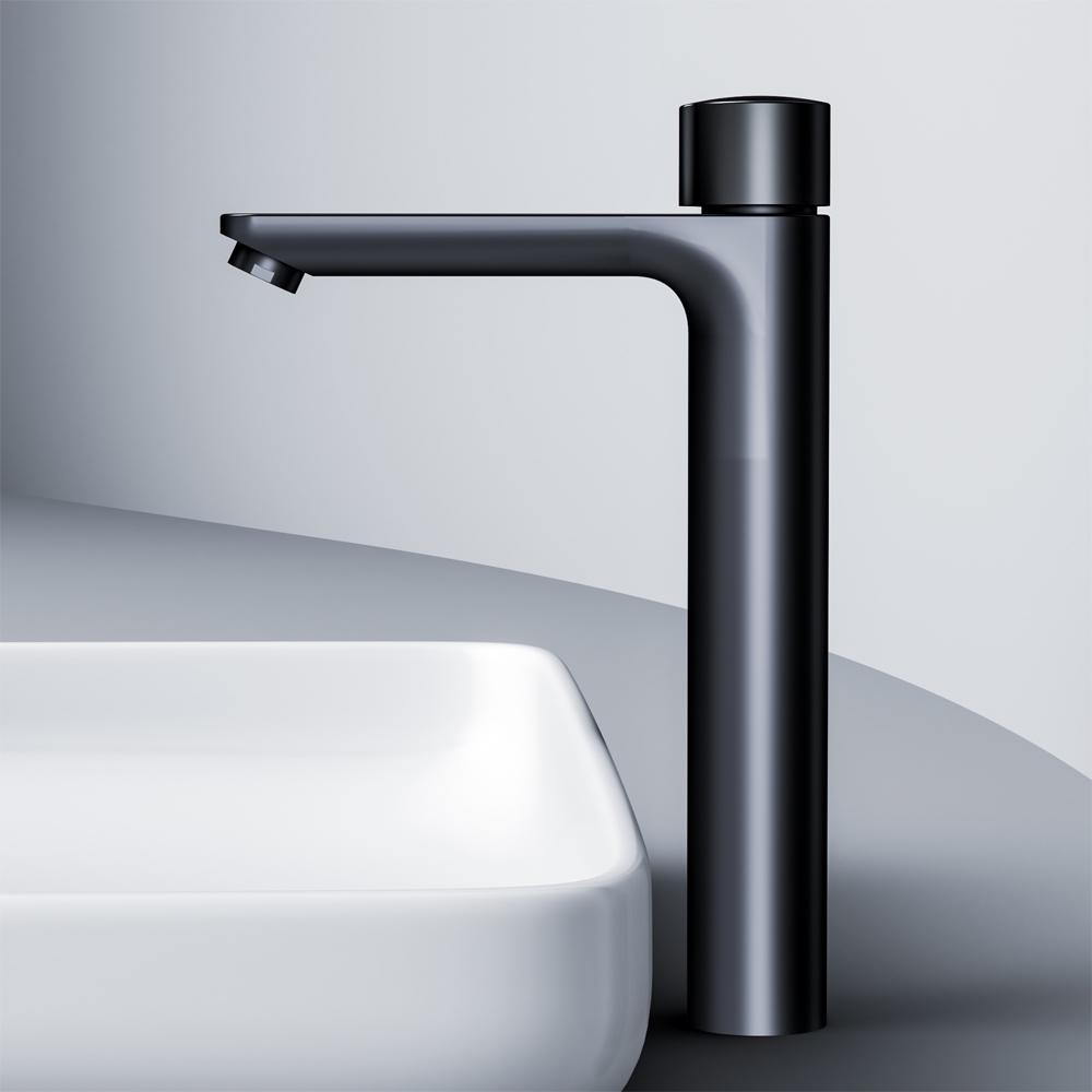 Змішувач для умивальника AM.PM X-Joy F85A92522 високий одноважільний Чорний (196178) - фото 5 Змішувач для умивальника AM.PM X-Joy F85A92522 високий одноважільний Чорний (196178) - фото 5