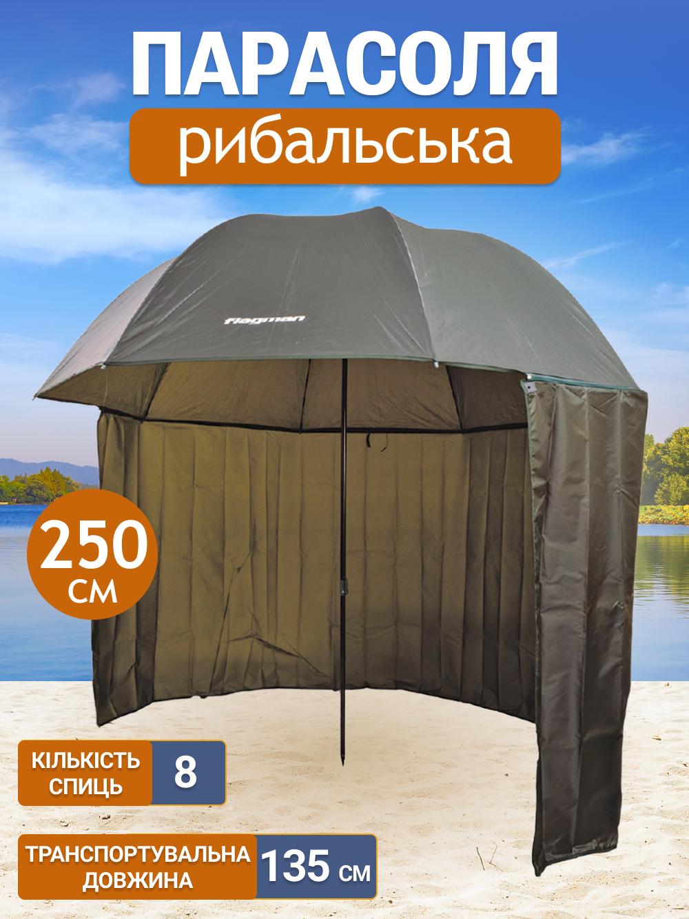 Парасолька рибальська Flagman UT25SPAG - фото 2