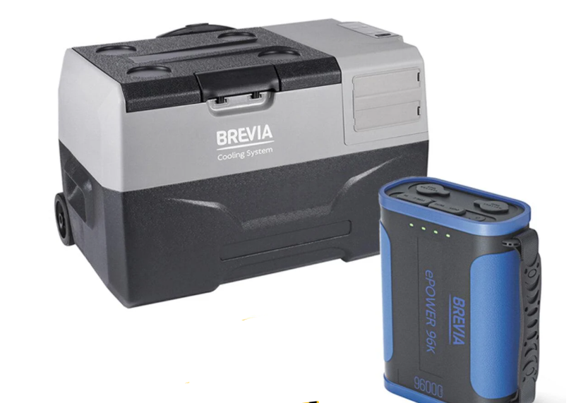 Автомобильный холодильник Brevia и портативная зарядная станция ePower 30 л 96 Ah (22710)