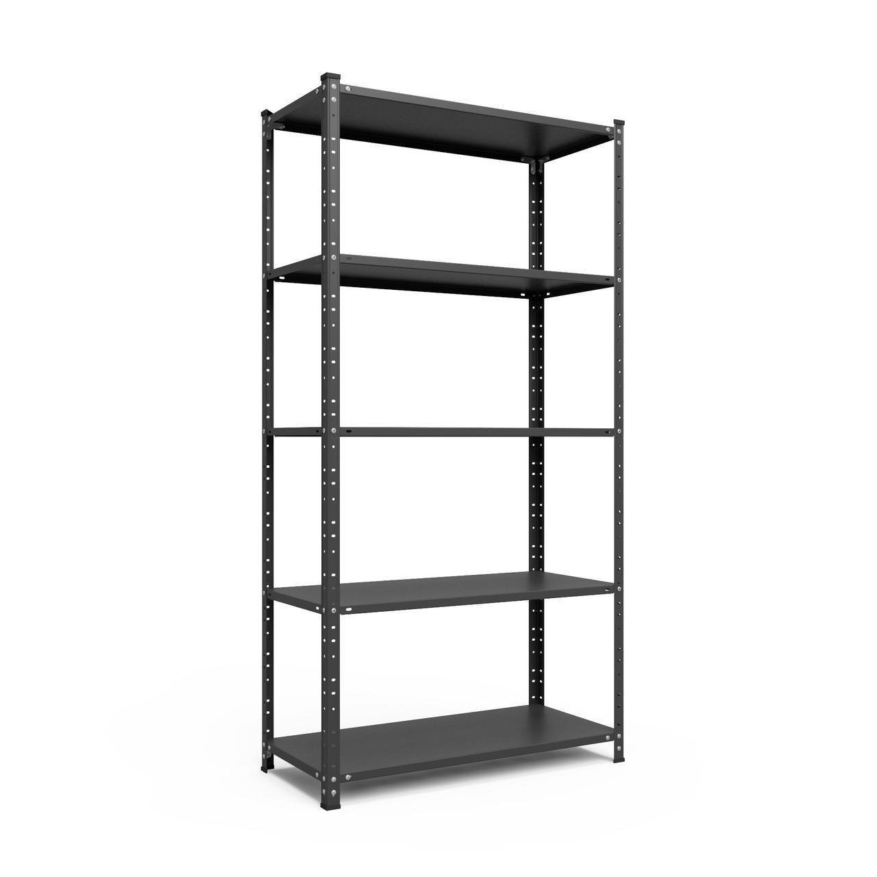 Стеллаж Меткас Элегант-2 50 кг/полку 5 полок металлический 1840x950x440 мм (3DPanda-EL184110954454B)