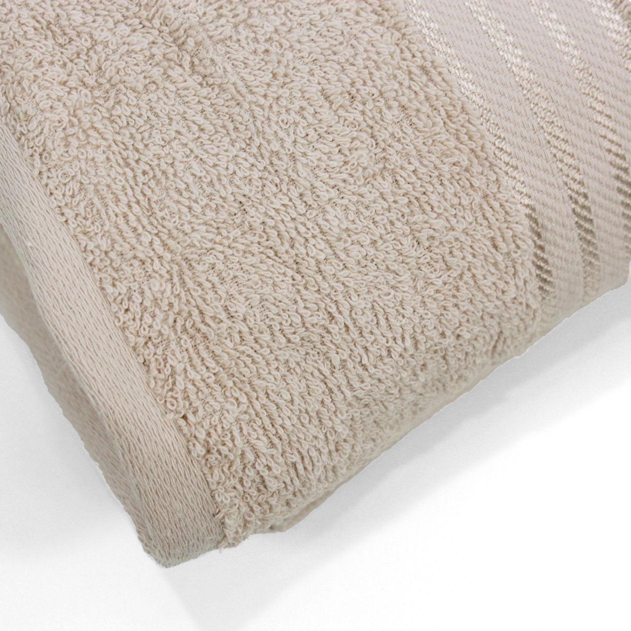 Рушник махровий ОЕ0005 50х90 см Бежевий (137870) - фото 4 Рушник махровий ОЕ0005 50х90 см Бежевий (137870) - фото 4