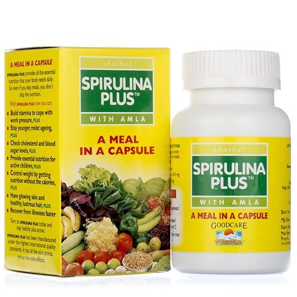 Средство для пищеварения Spirulina Plus Goodcare 60 капсул